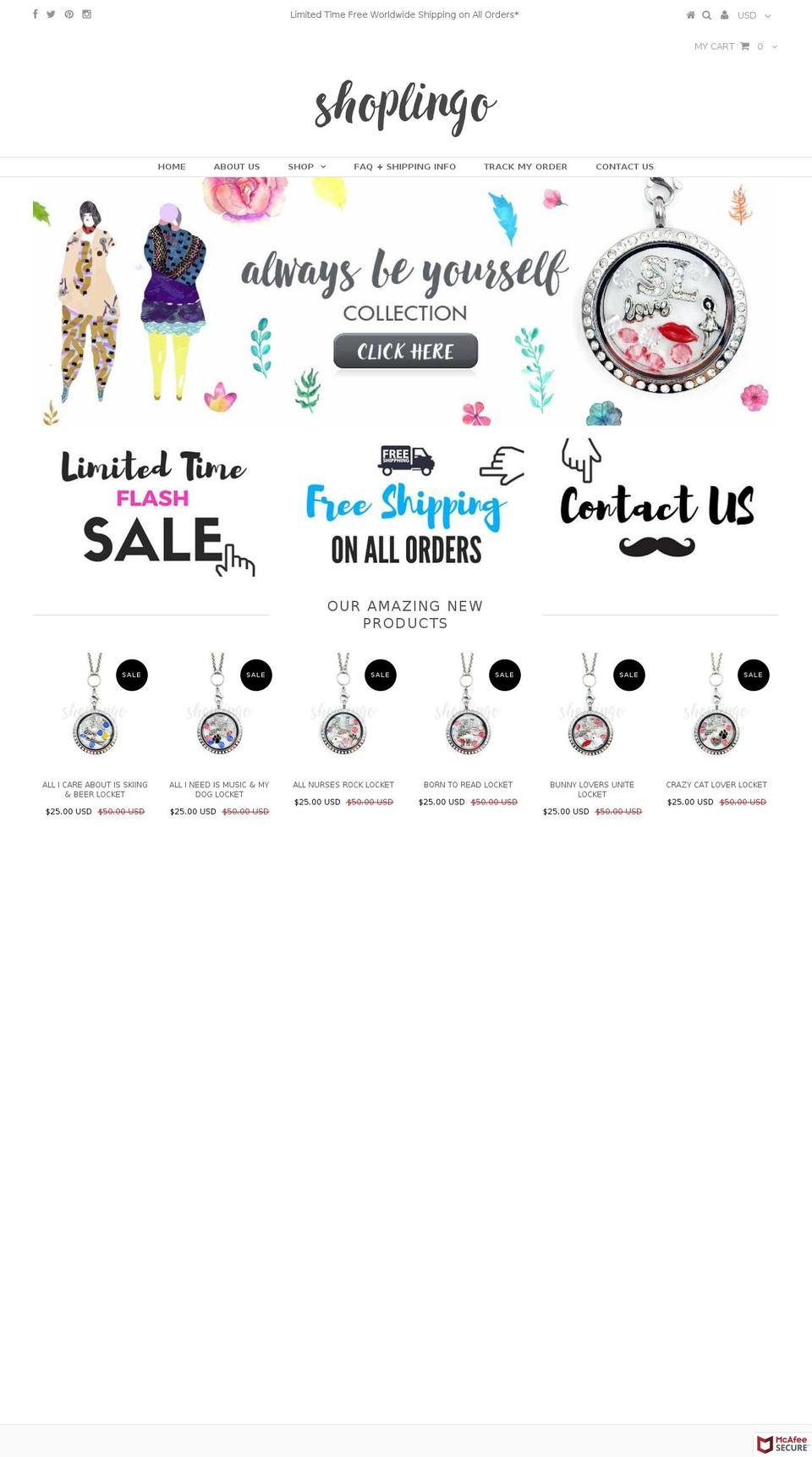 shoplingo.com — Shopify storefront screenshot
