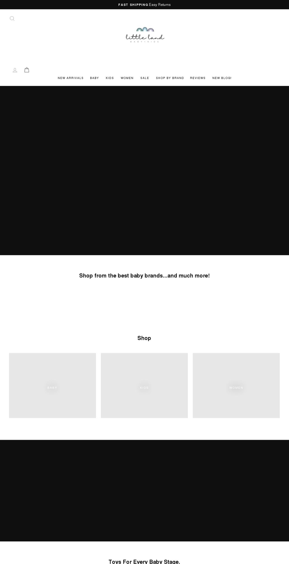 shoplittleland.com shopify website screenshot