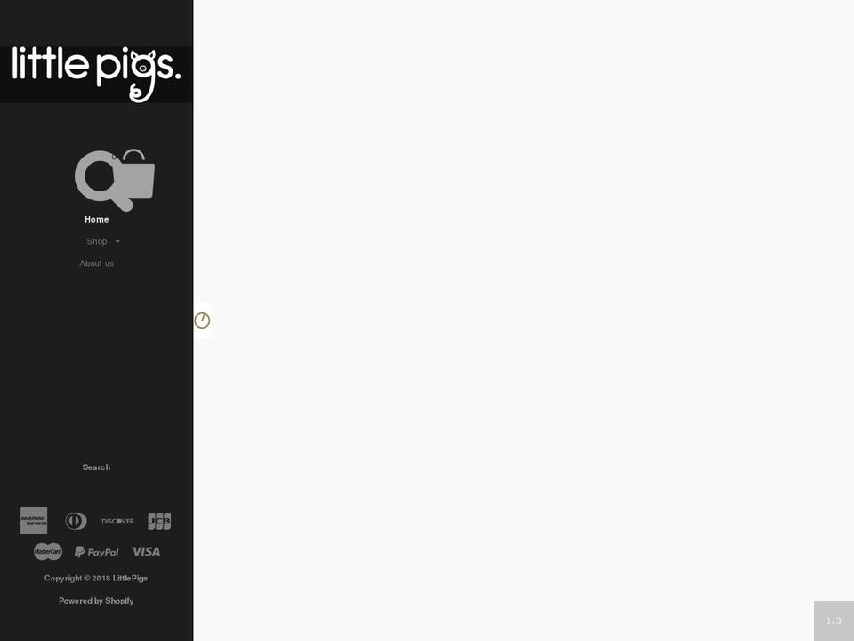 shoplittlepigs.com — Shopify storefront screenshot