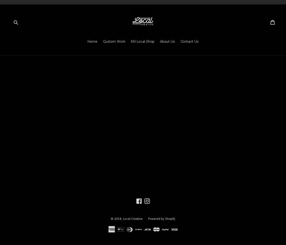 shoplocalcreative.com — Shopify storefront screenshot
