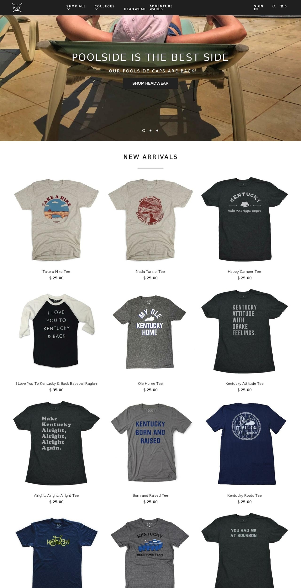 shoplocalkentucky.com shopify website screenshot