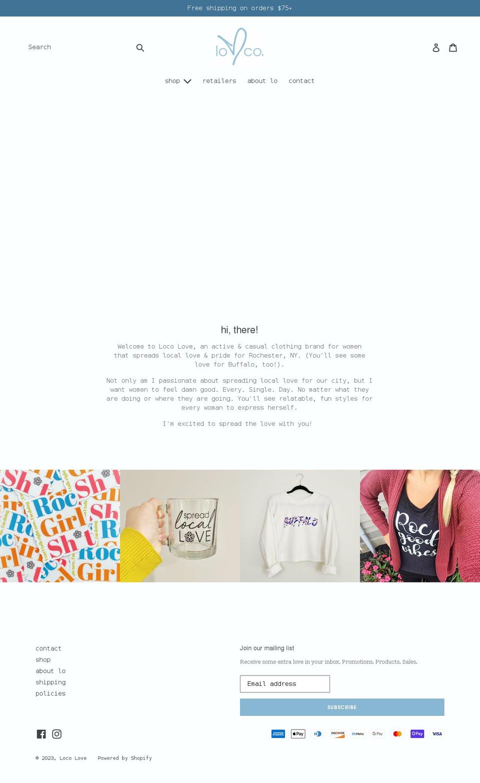 shoplocolove.com shopify website screenshot