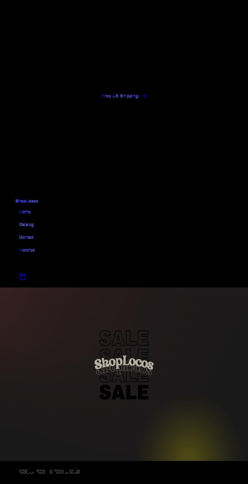 shoplocos.com shopify website screenshot