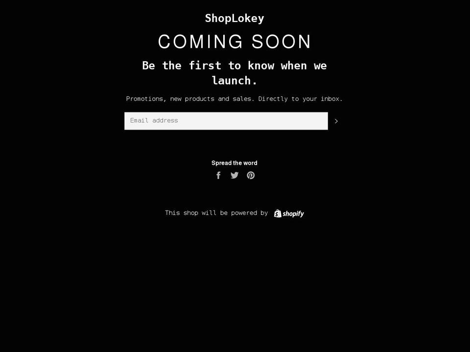 shoplokey.com — Shopify storefront screenshot