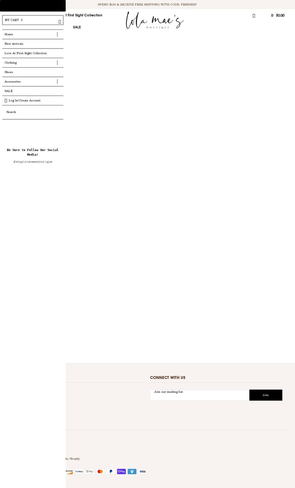 shoplolamaes.com shopify website screenshot