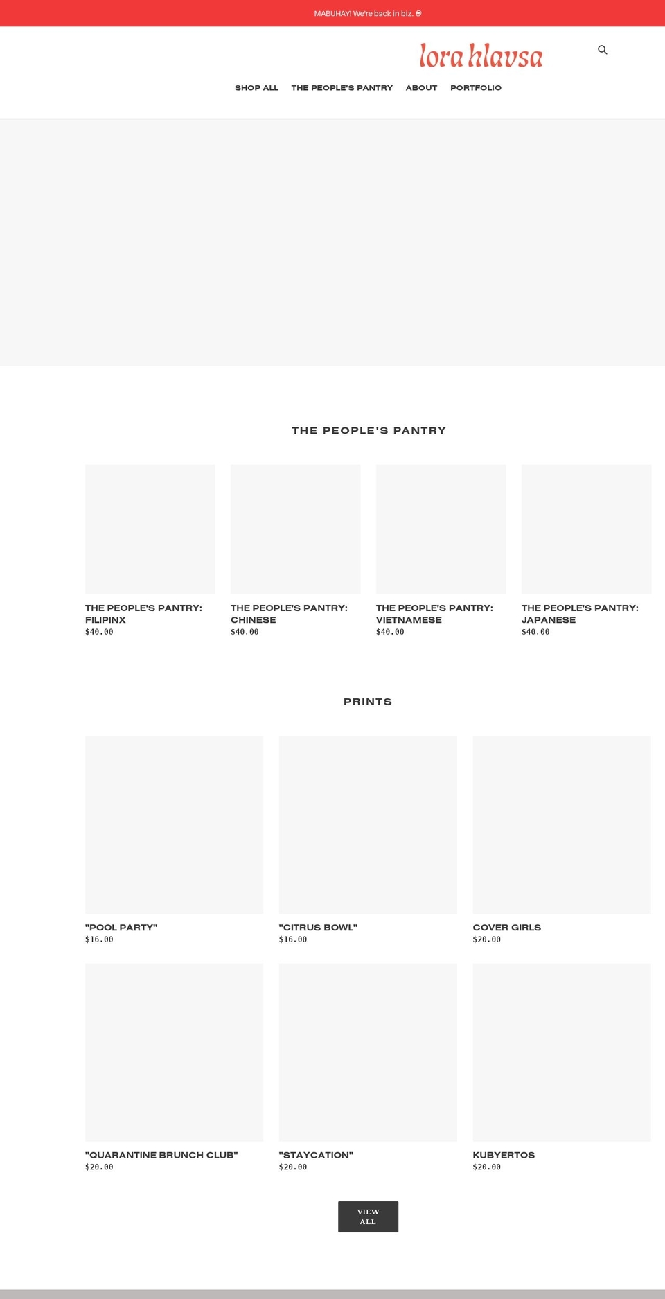 shoplora.com shopify website screenshot