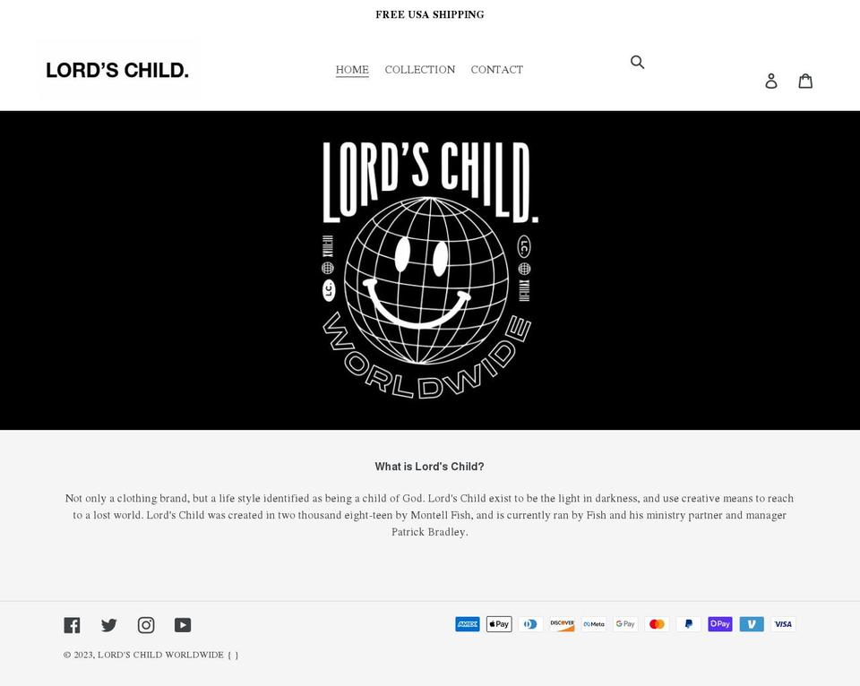shoplordschild.com shopify website screenshot