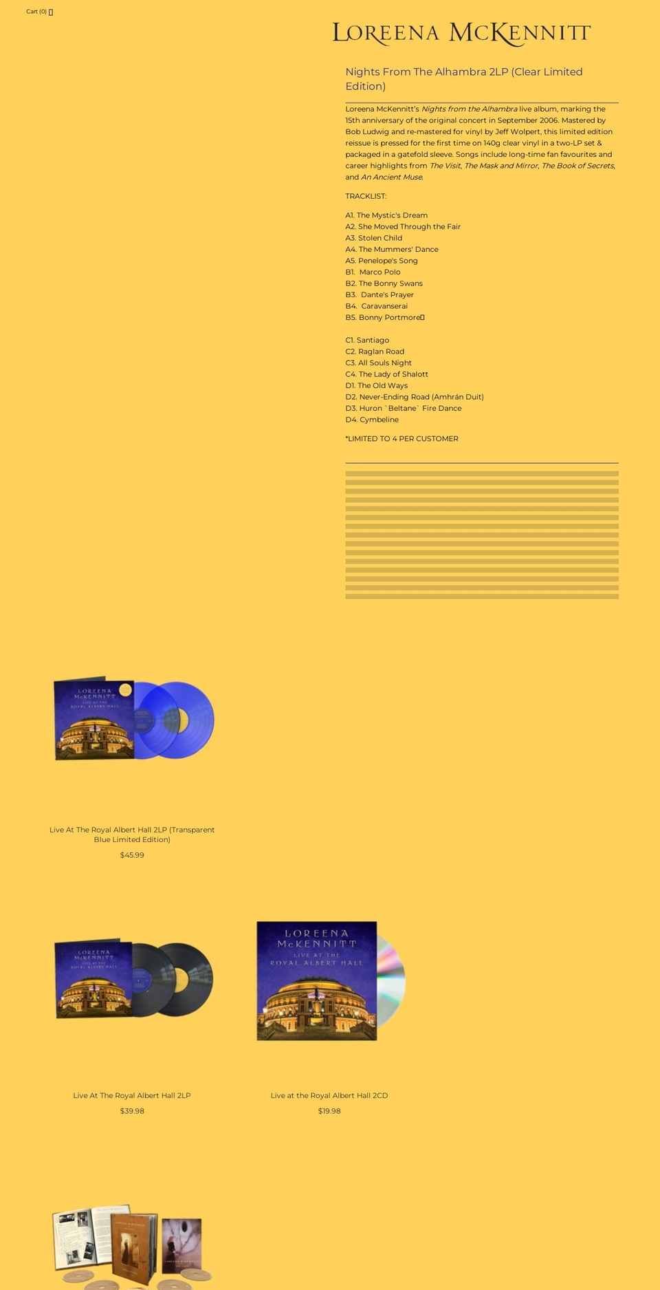 FH--Feb Shopify theme site example shoploreenamckennitt.com