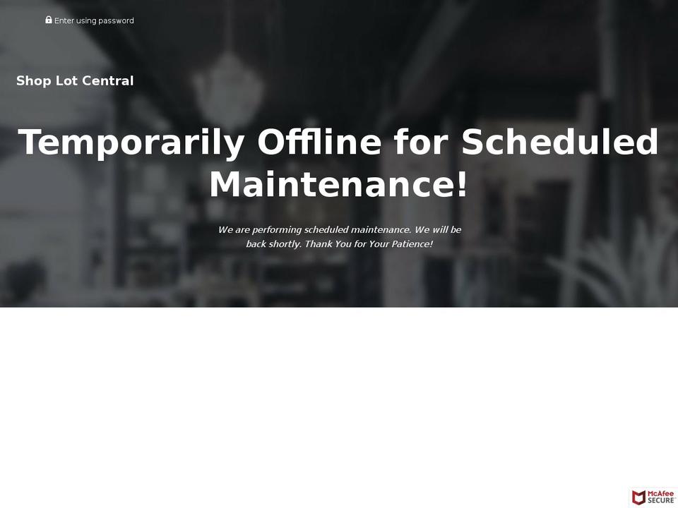 shoplotcentral.com — Shopify storefront screenshot