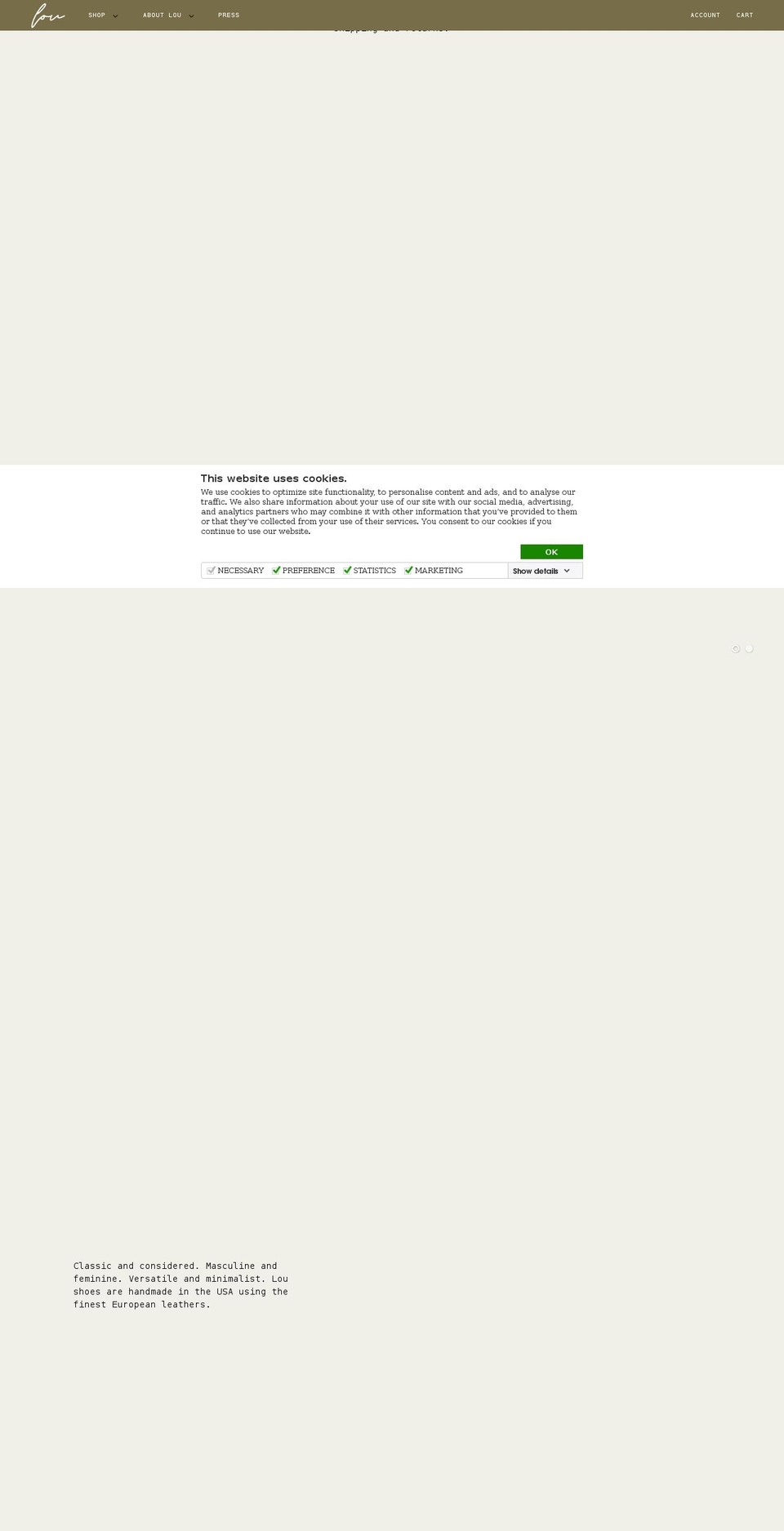 shoplou.com shopify website screenshot