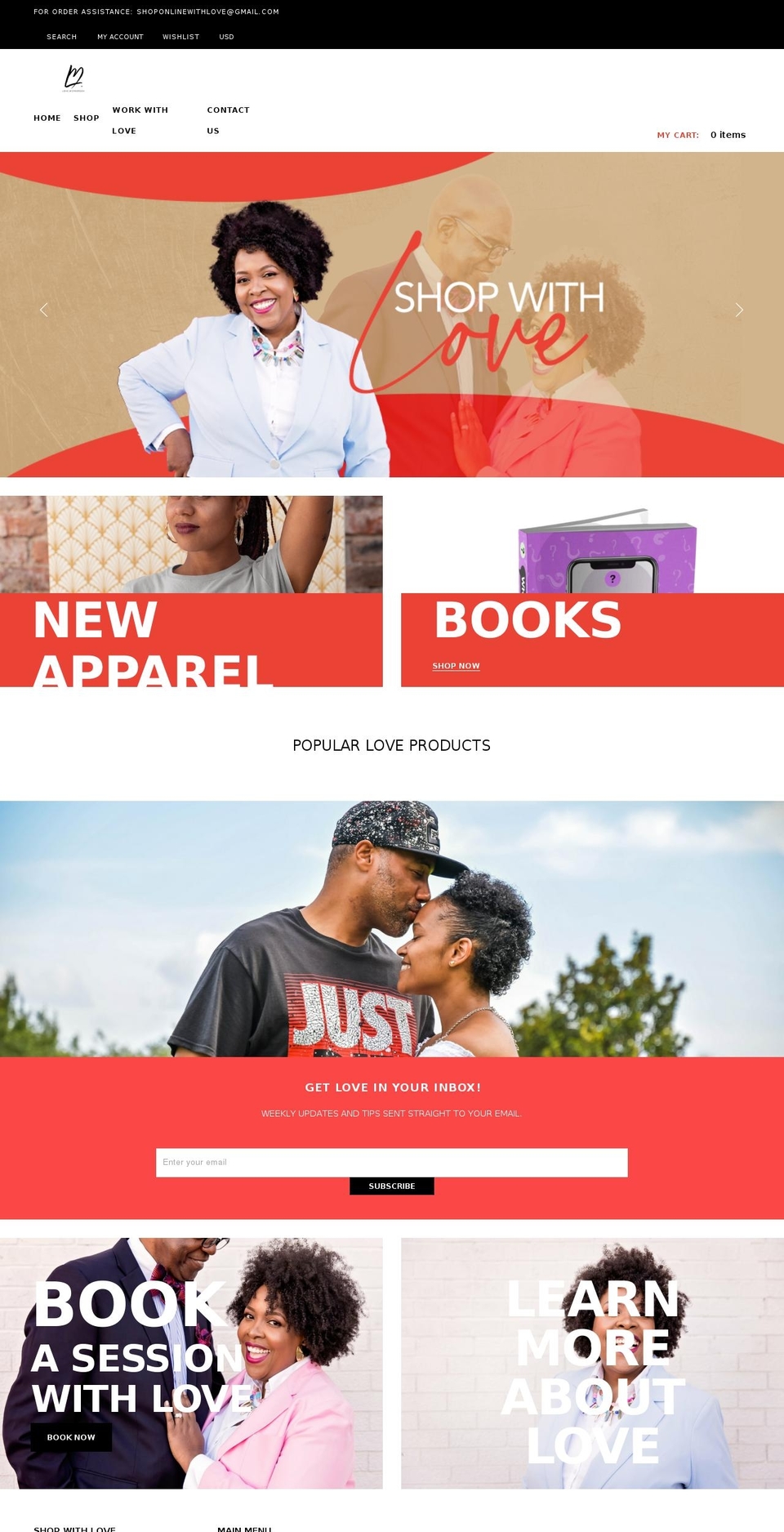shoplovemcpherson.com shopify website screenshot