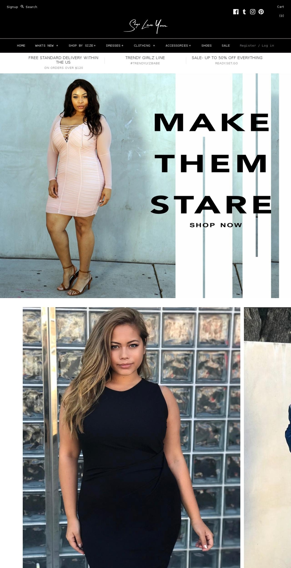 shoploveyourz.com shopify website screenshot