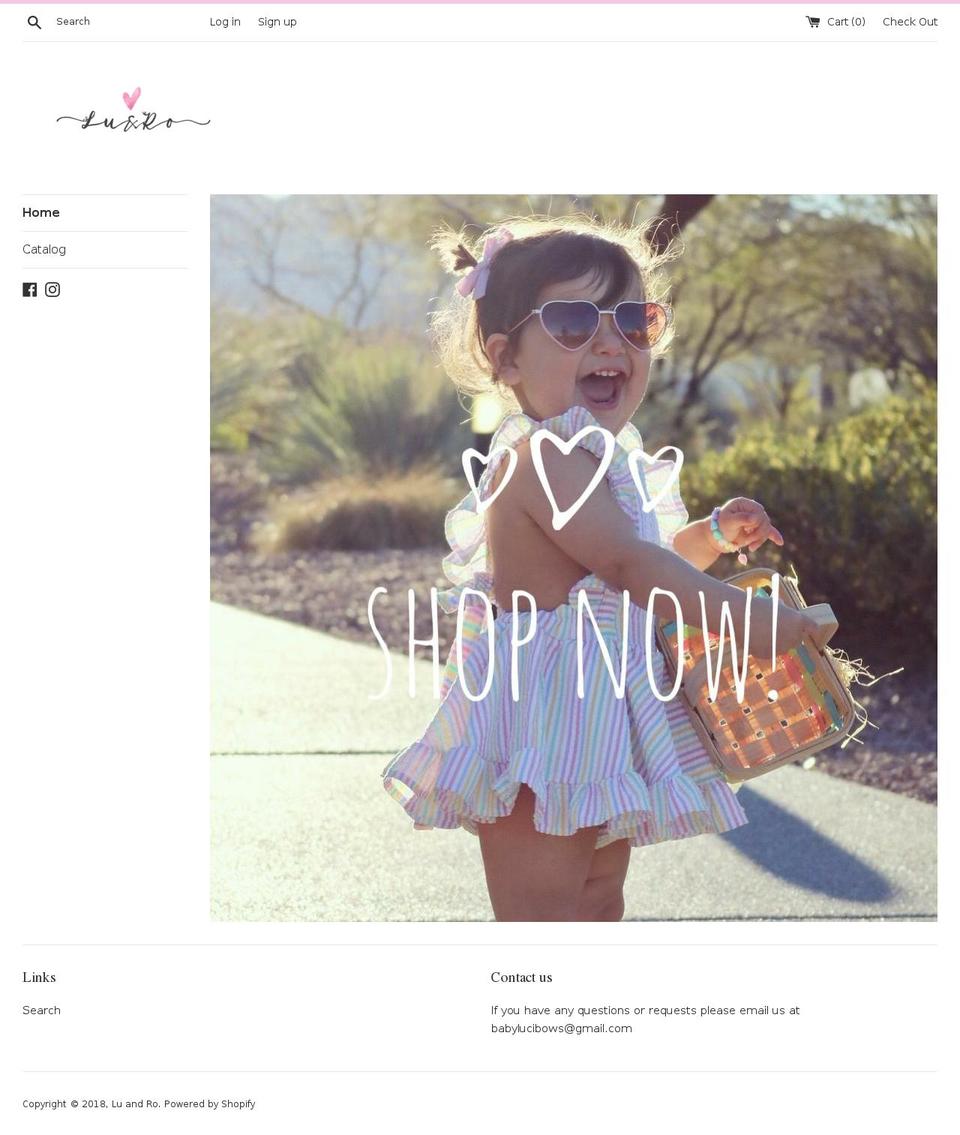 shopluandro.com — Shopify storefront screenshot