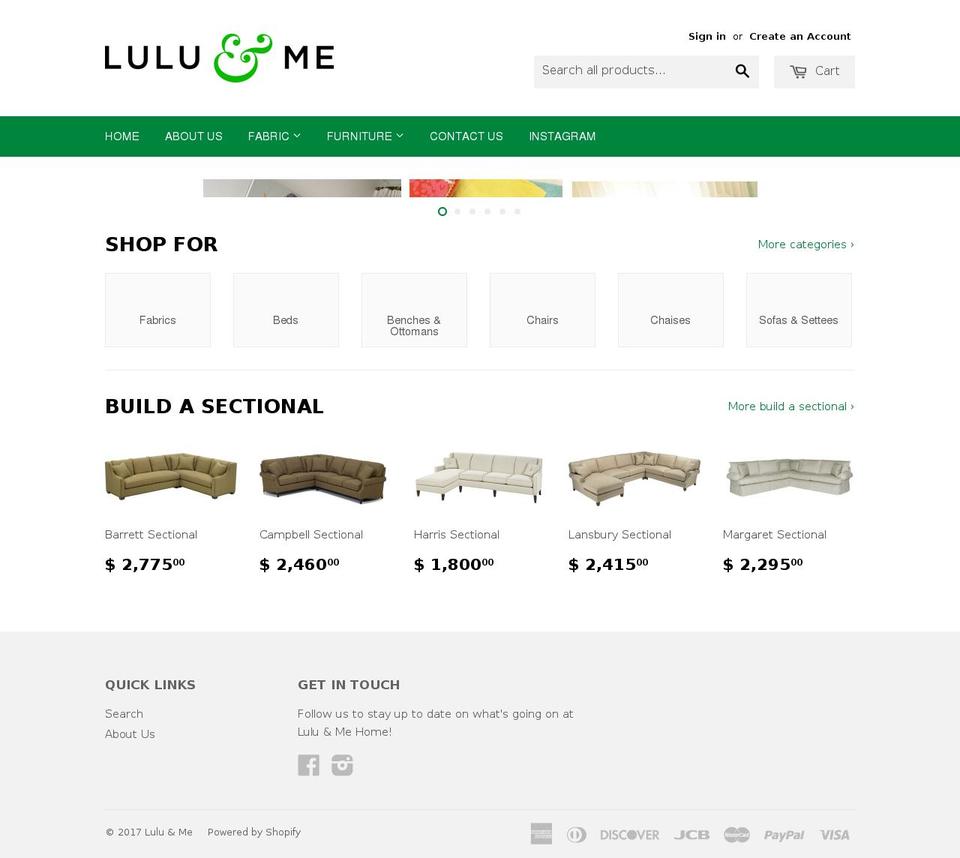 shopluluhome.com shopify website screenshot