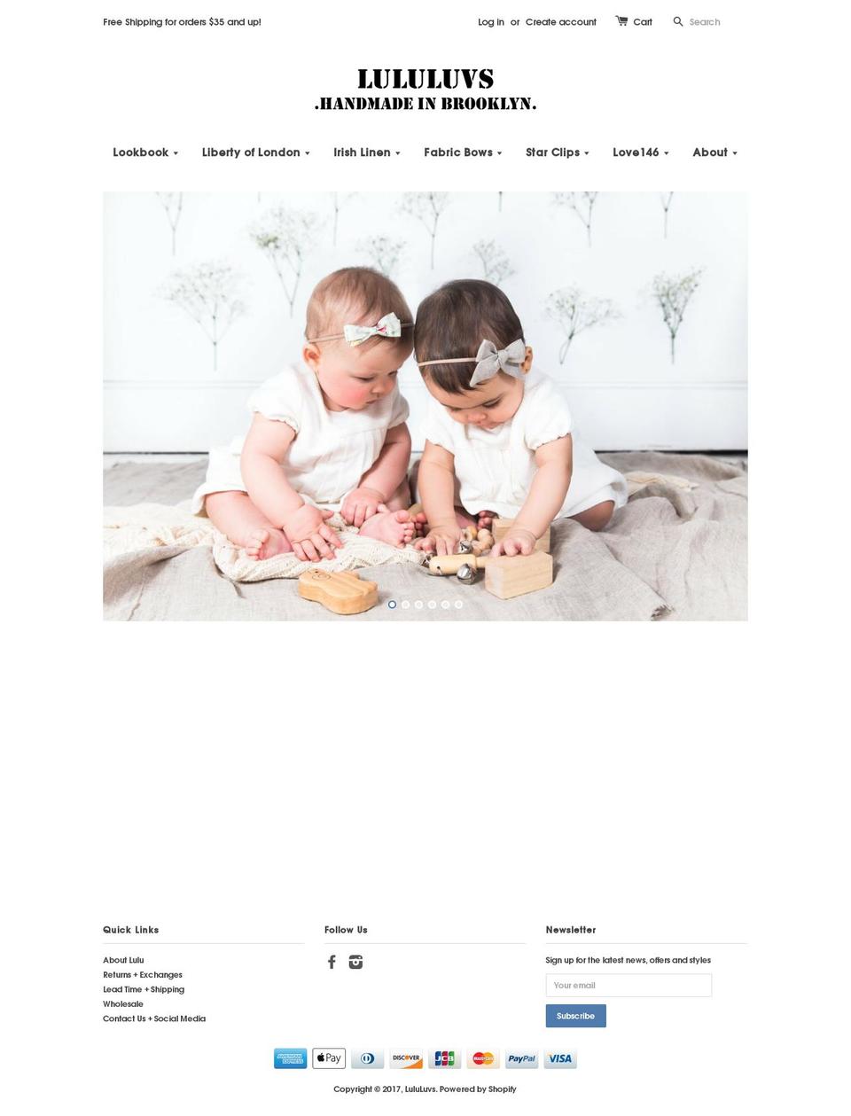 shoplululuvs.com shopify website screenshot