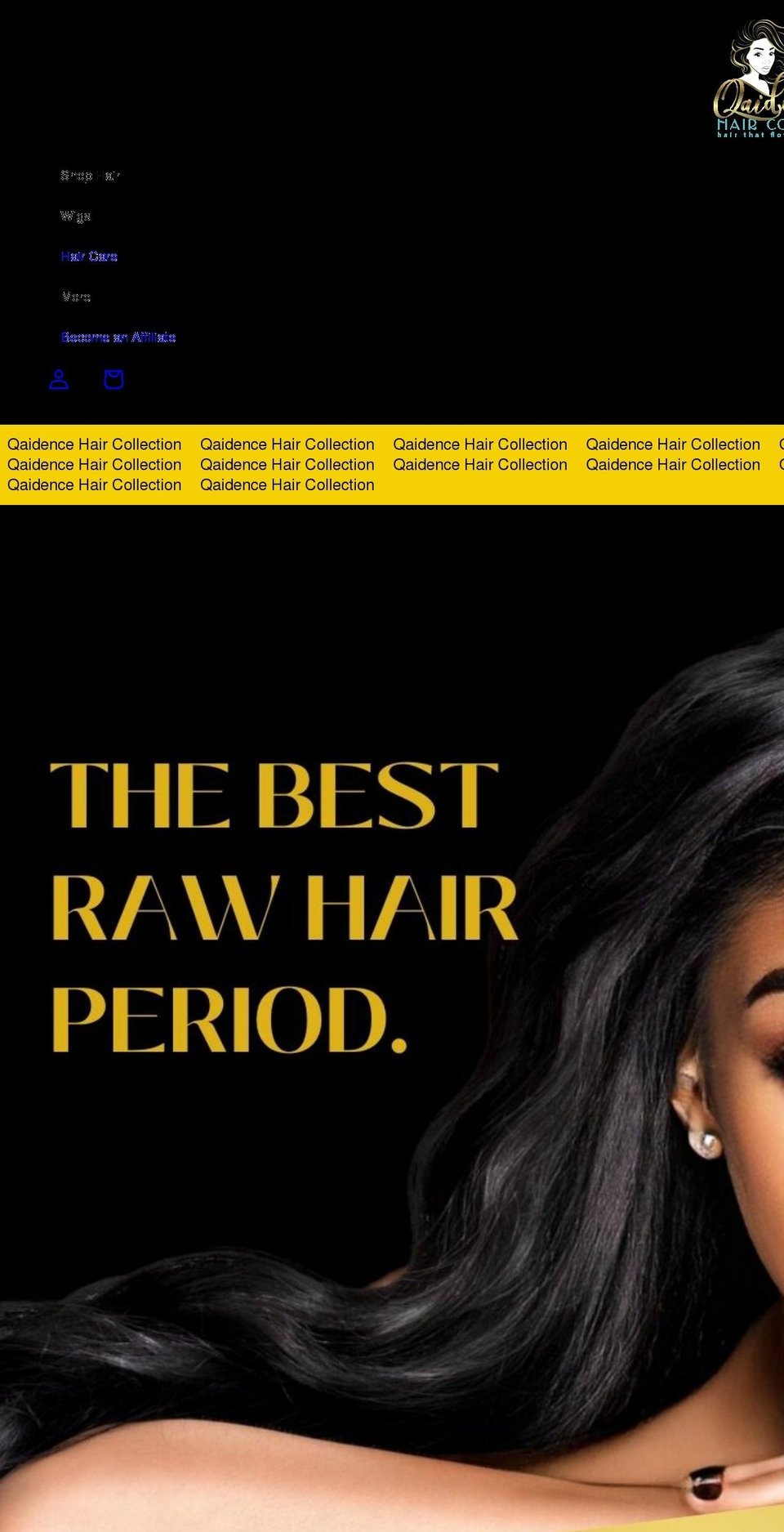 Shopify hair theme Shopify theme site example shopluxuryqhc.com