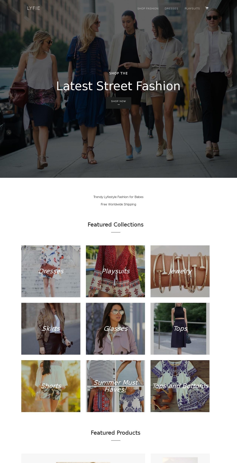 shoplyfie.com shopify website screenshot