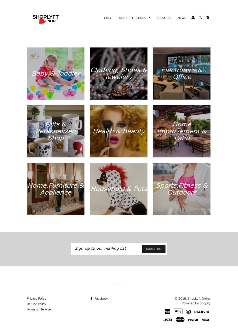 shoplyftonline.com — Shopify storefront screenshot