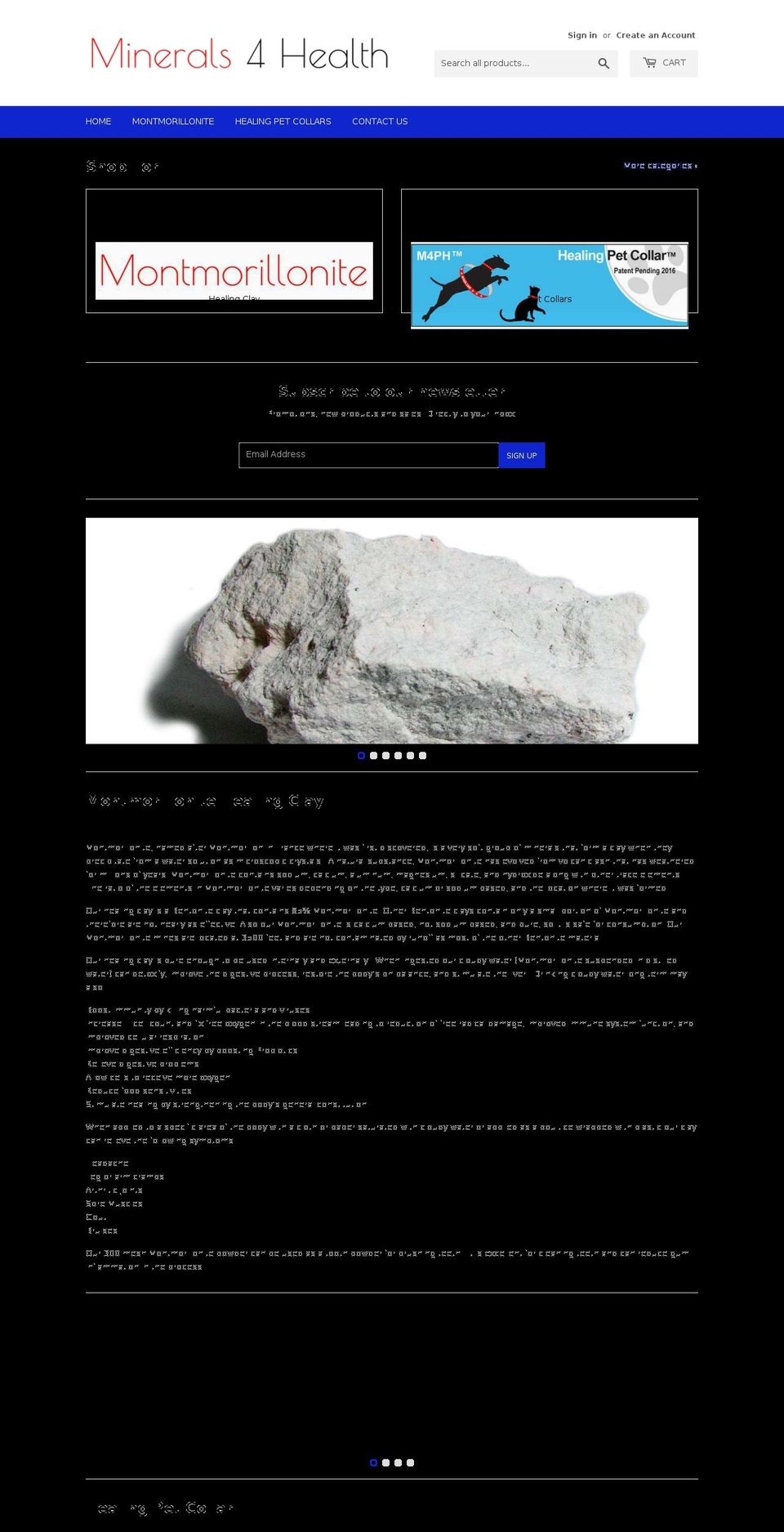 shopm4health.com — Shopify storefront screenshot