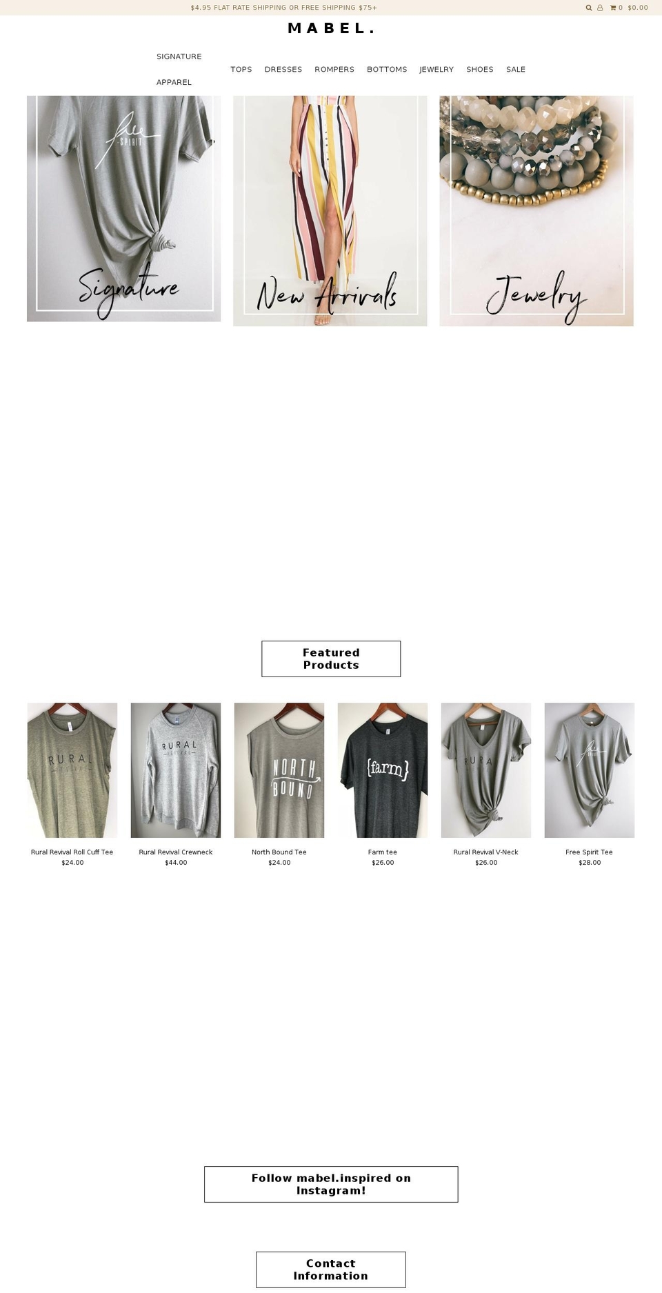 shopmabel.com shopify website screenshot