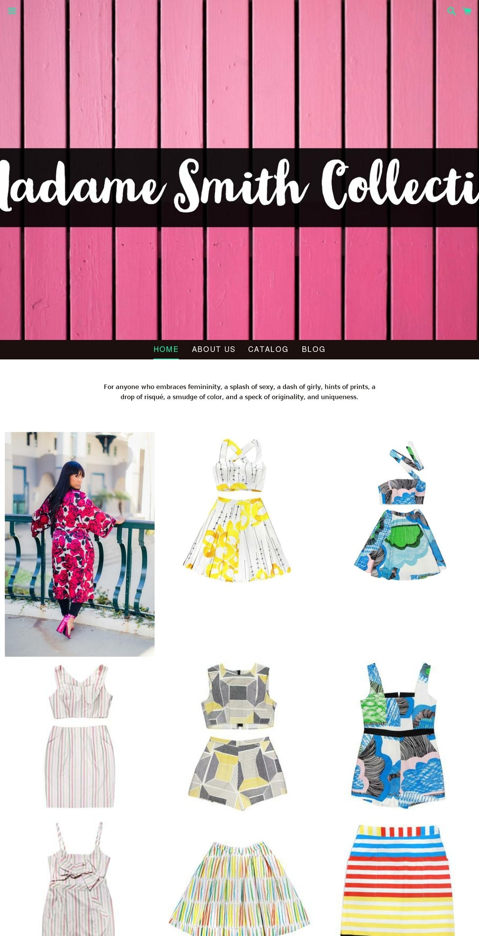 shopmadamesmith.com shopify website screenshot