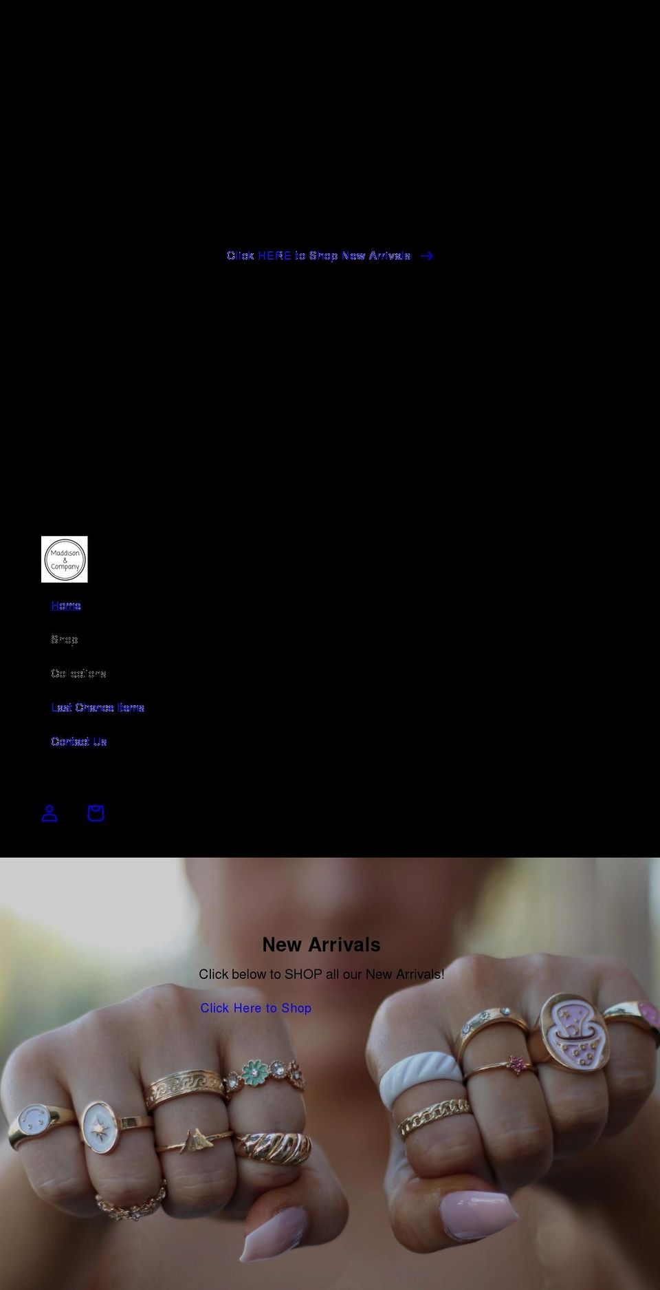 shopmaddisonandcompany.com shopify website screenshot