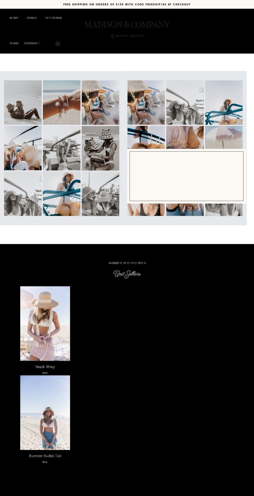 shopmadisoncompany.com shopify website screenshot