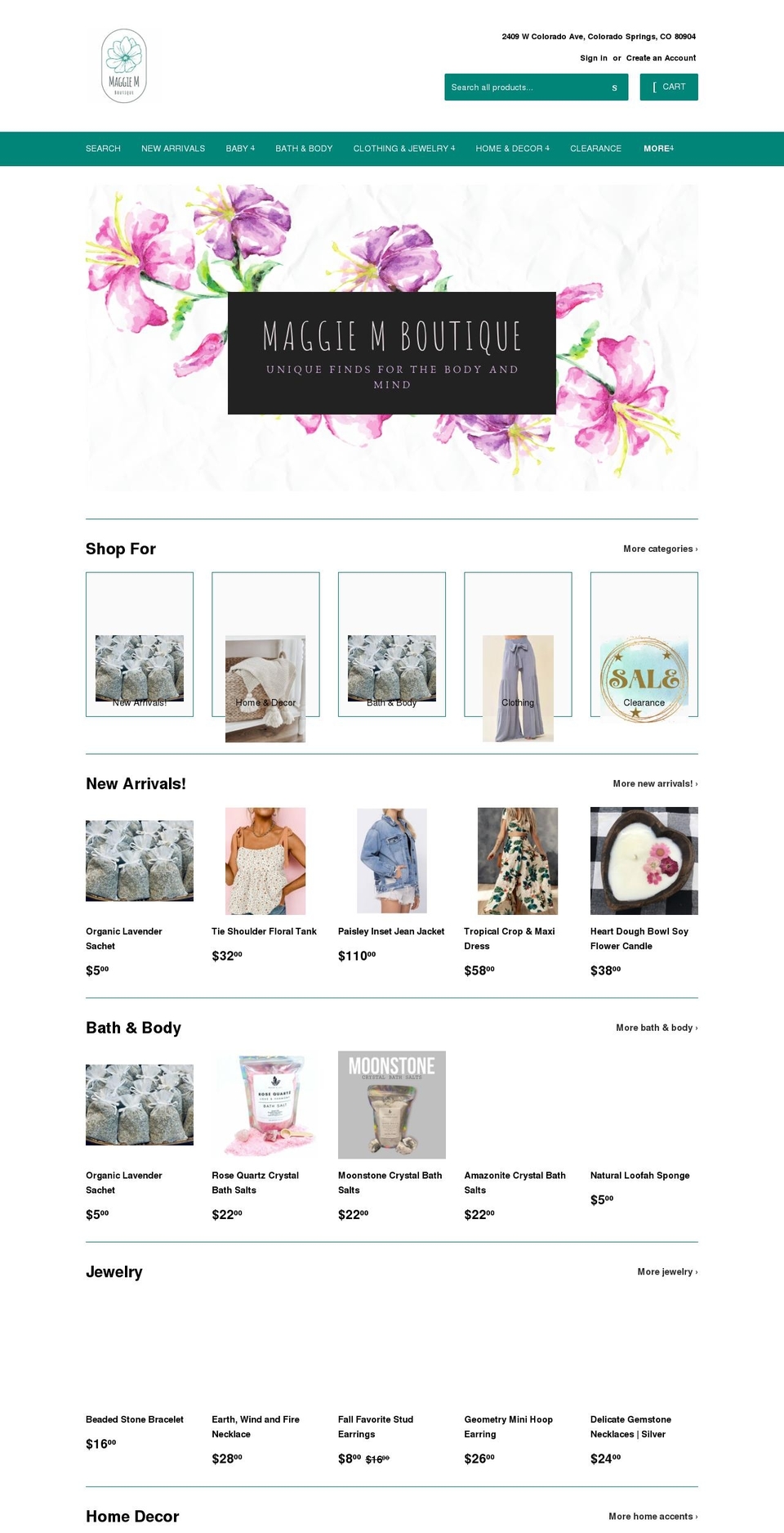 shopmaggiem.com shopify website screenshot