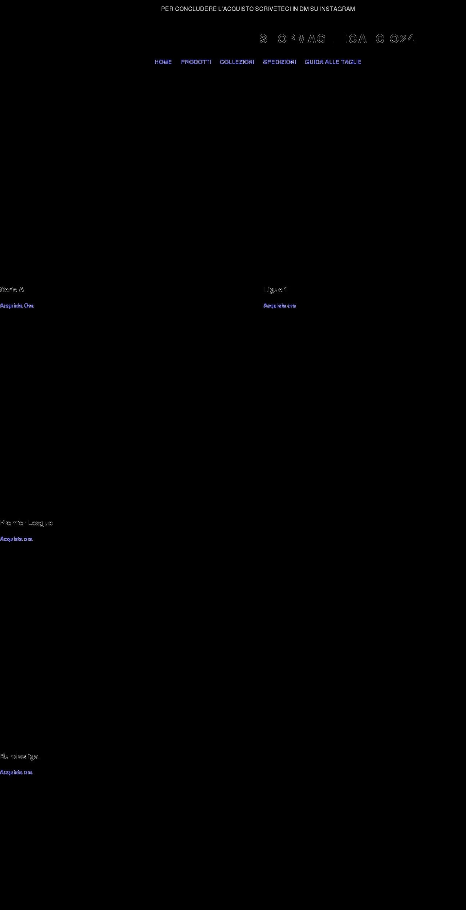 shopmagliecalcio24.com shopify website screenshot