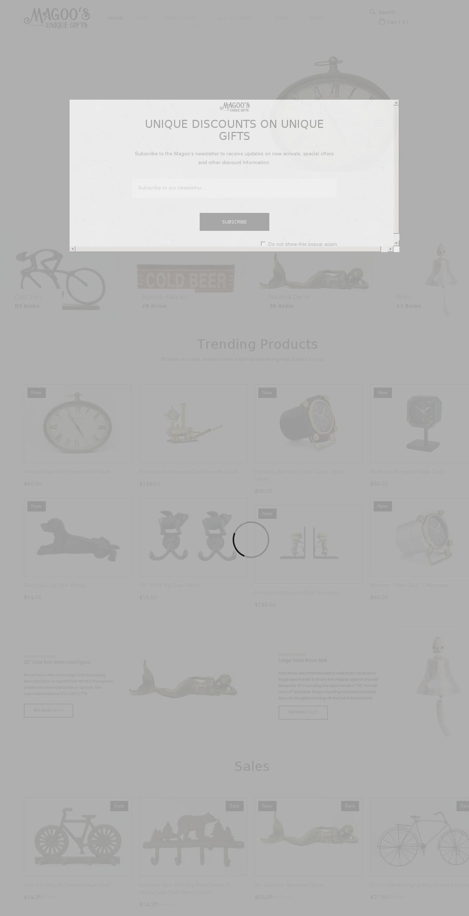 shopmagoos.com — Shopify storefront screenshot