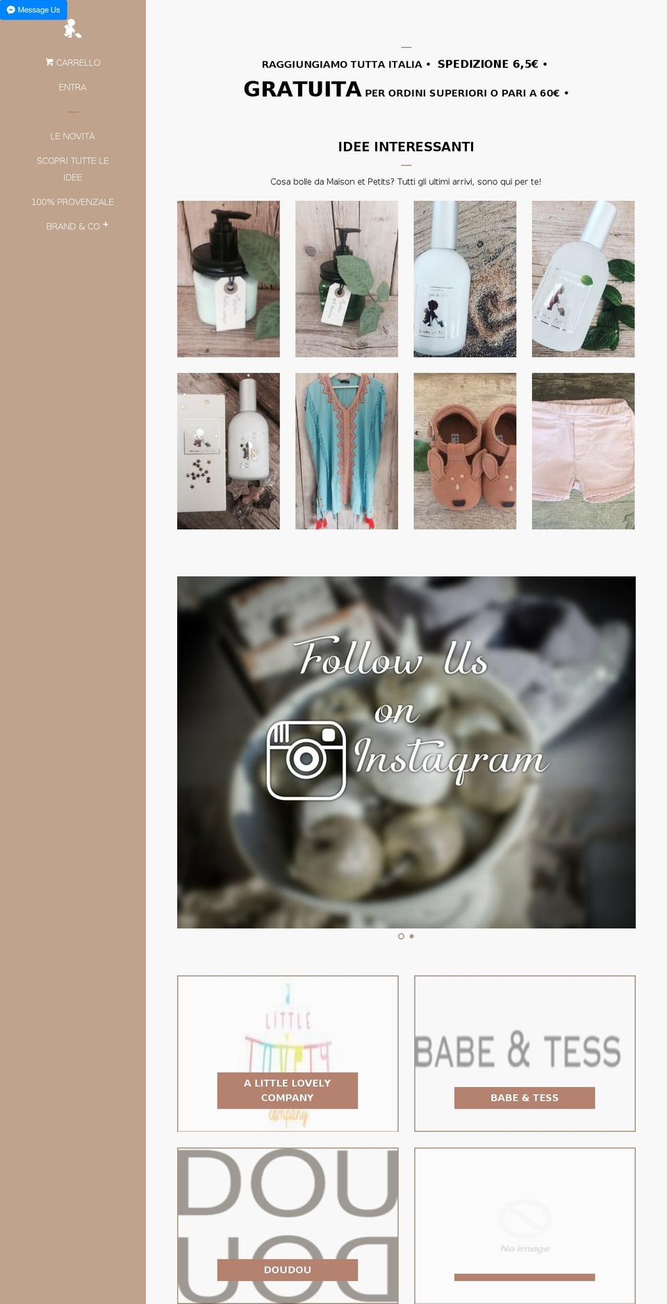 shopmaisonetpetits.com shopify website screenshot