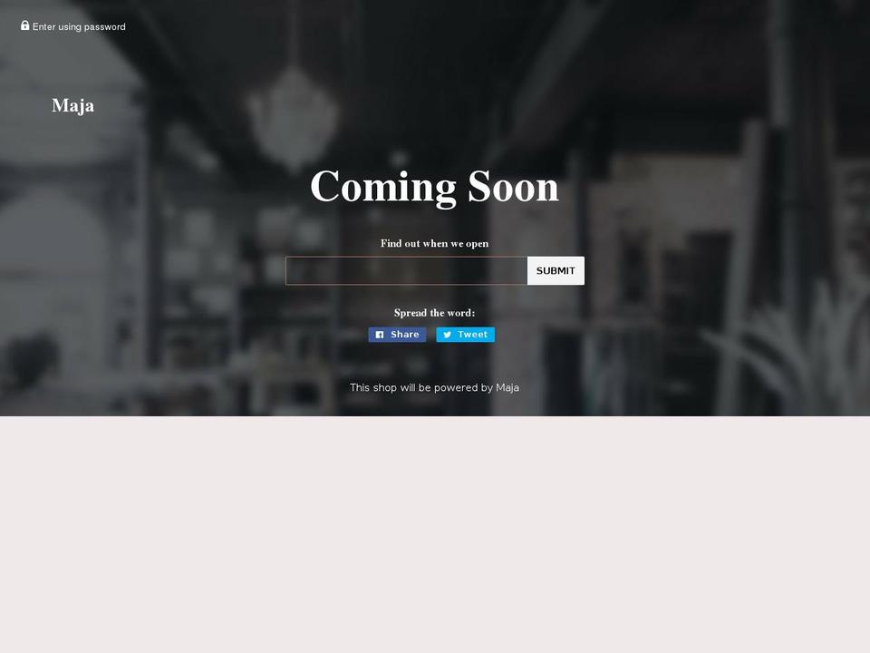 shopmaja.com — Shopify storefront screenshot