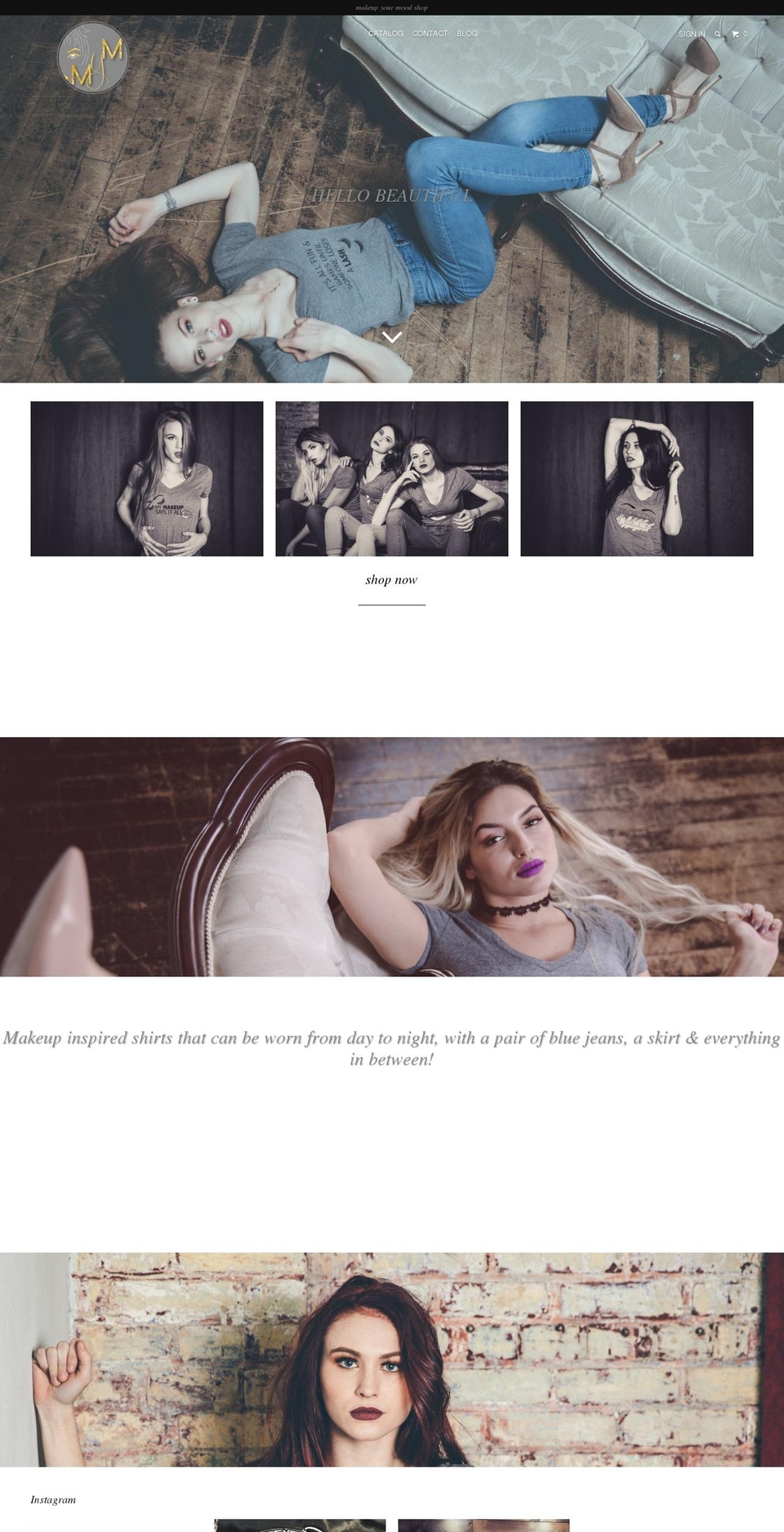 shopmakeupyourmood.com — Shopify storefront screenshot