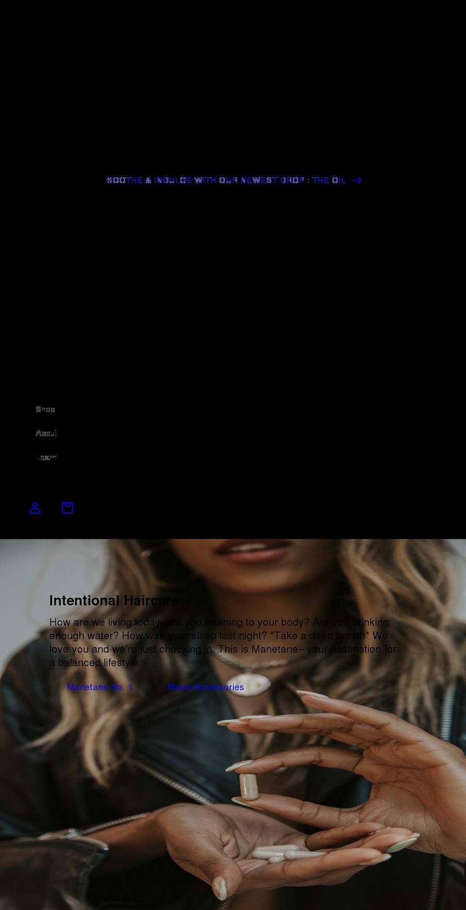 shopmanetane.com shopify website screenshot