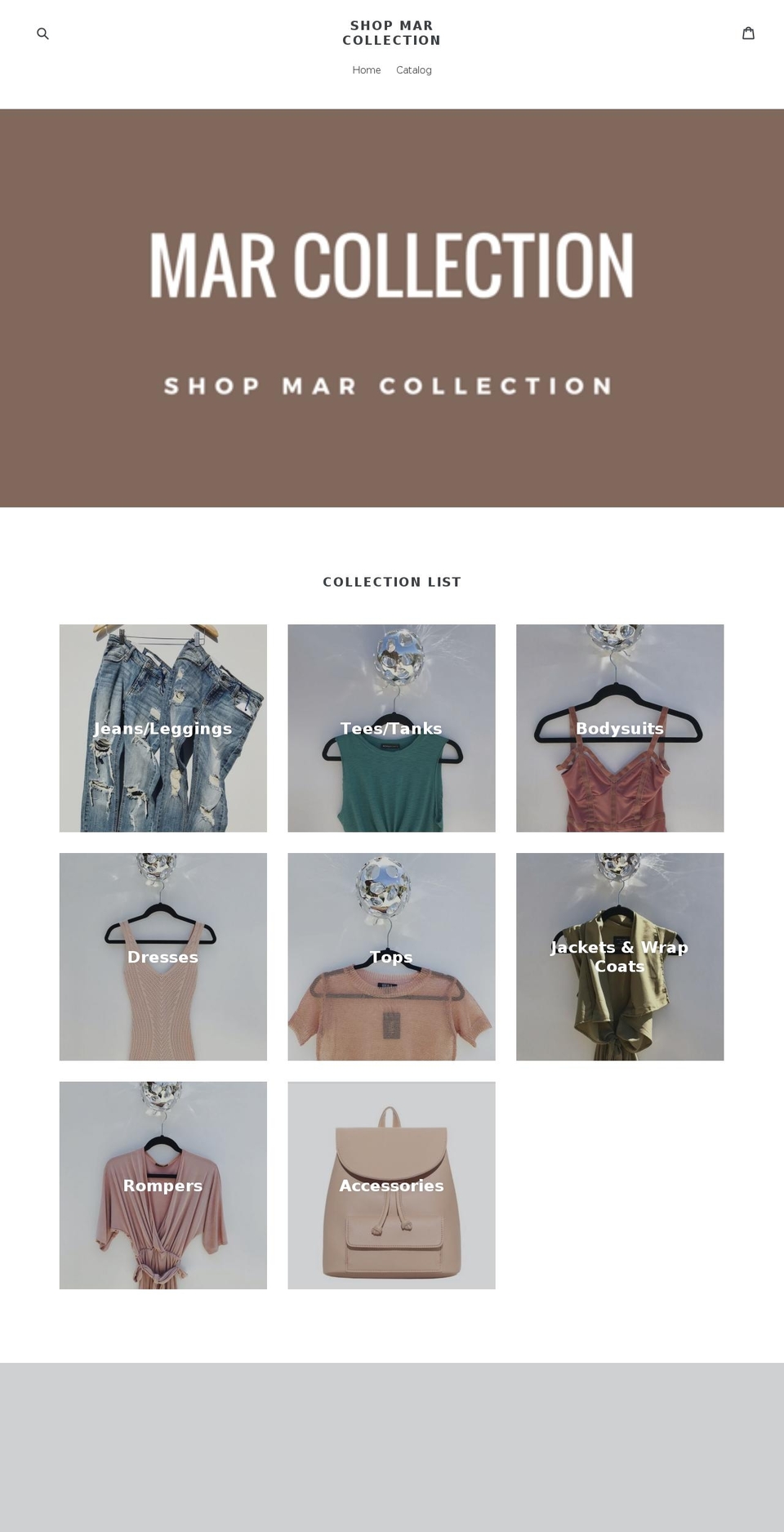 shopmarcollection.com — Shopify storefront screenshot