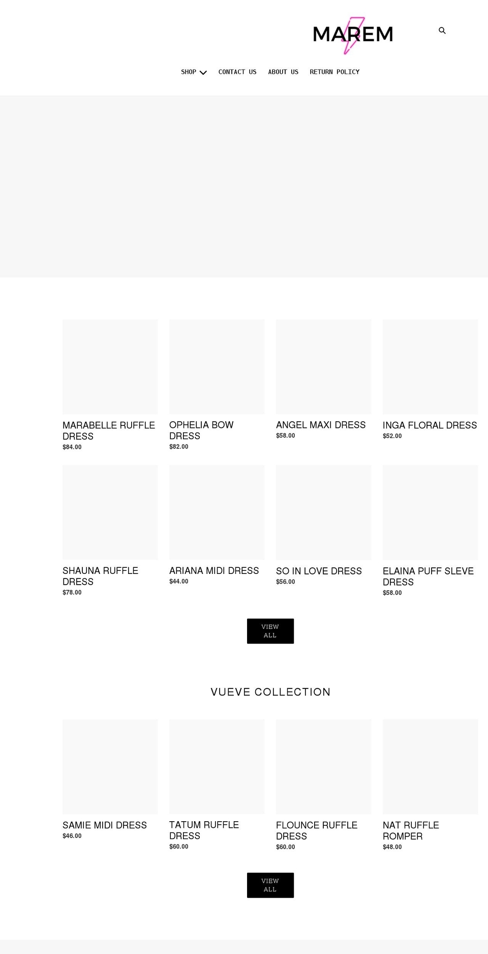 shopmarem.com shopify website screenshot