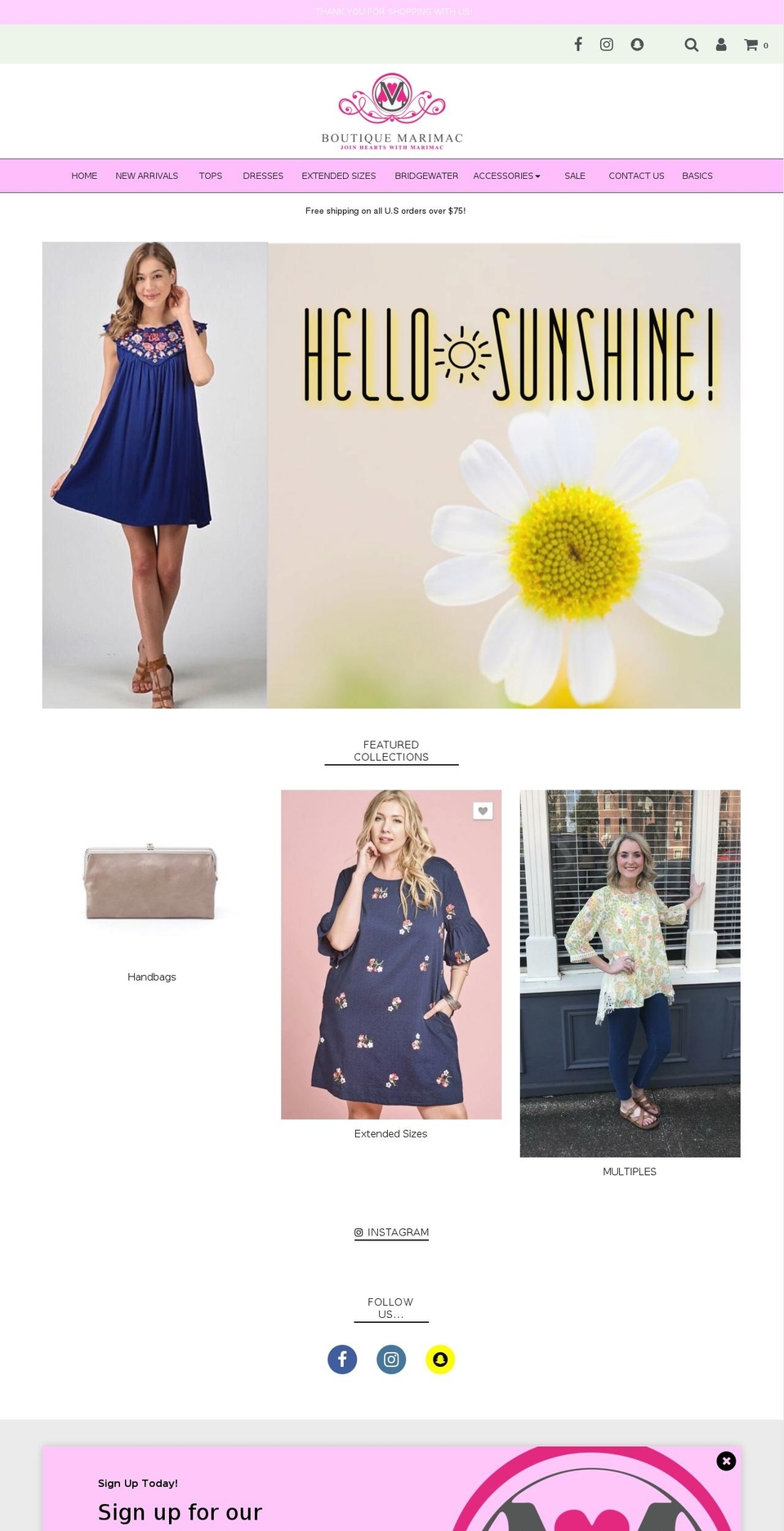 shopmarimac.com — Shopify storefront screenshot