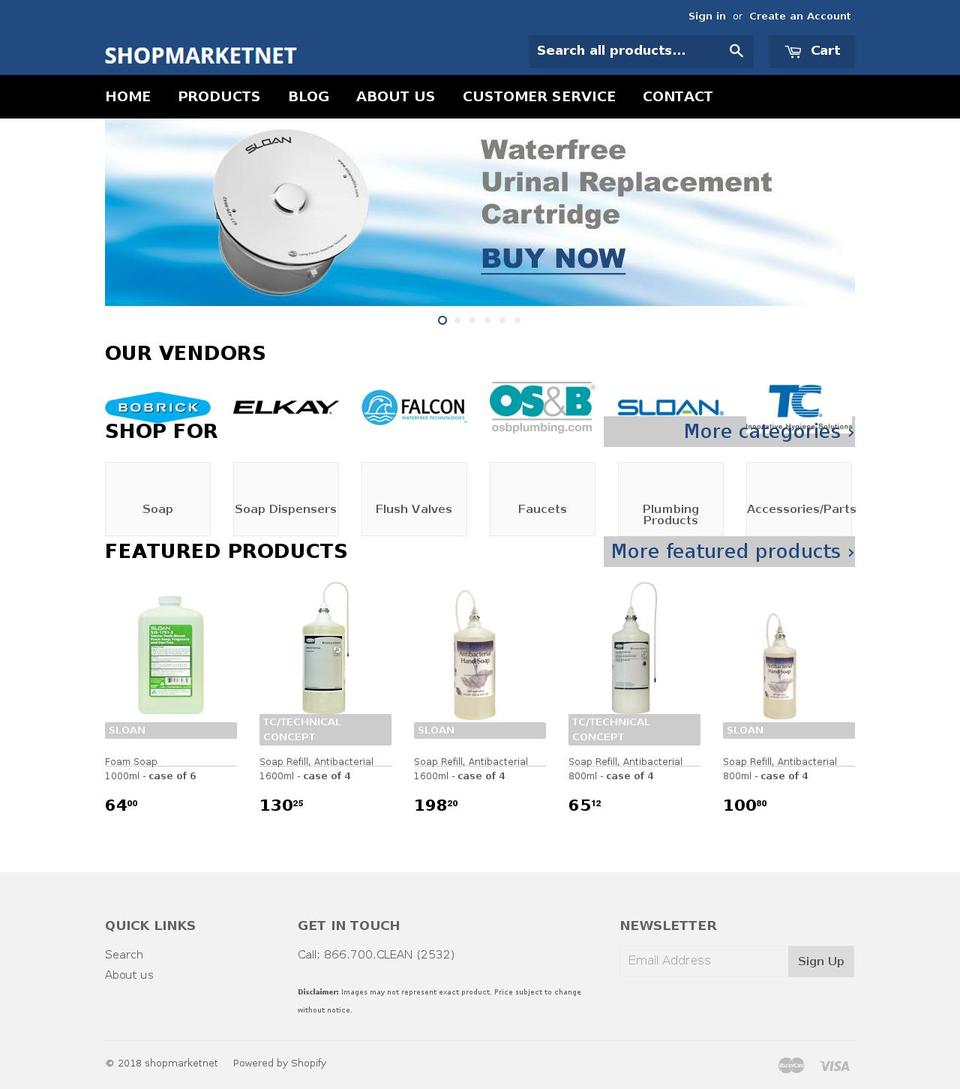 shopmarketnet.com — Shopify storefront screenshot
