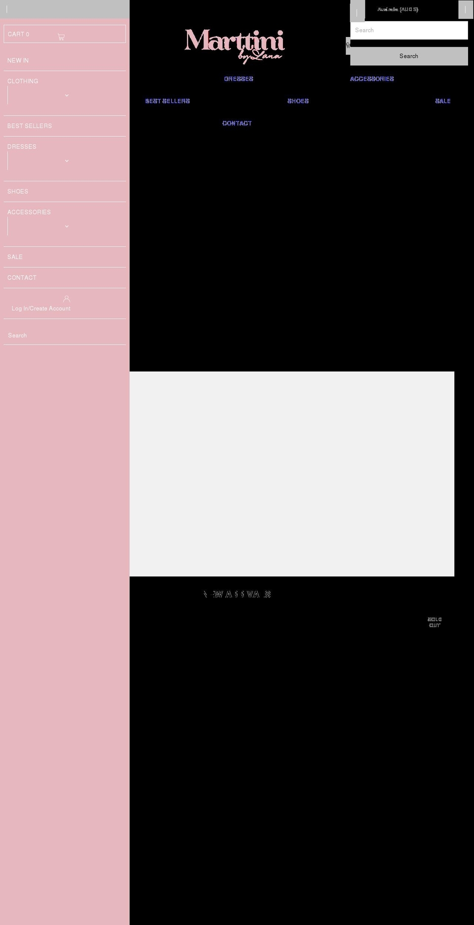 shopmarttinibylana.com.au shopify website screenshot