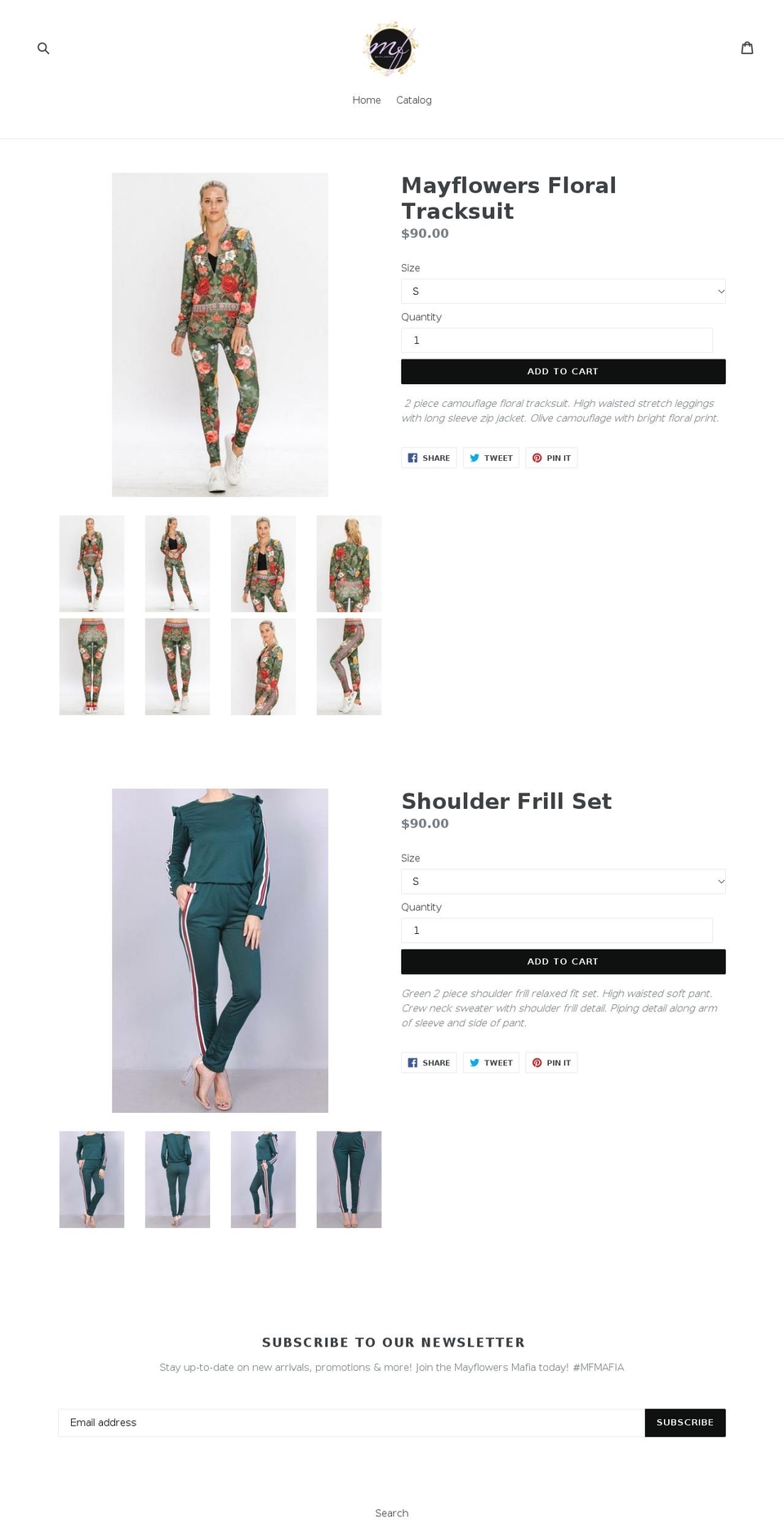 shopmayflowers.com shopify website screenshot