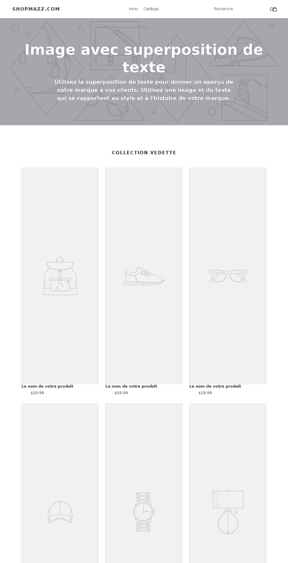 shopmazz.com — Shopify storefront screenshot