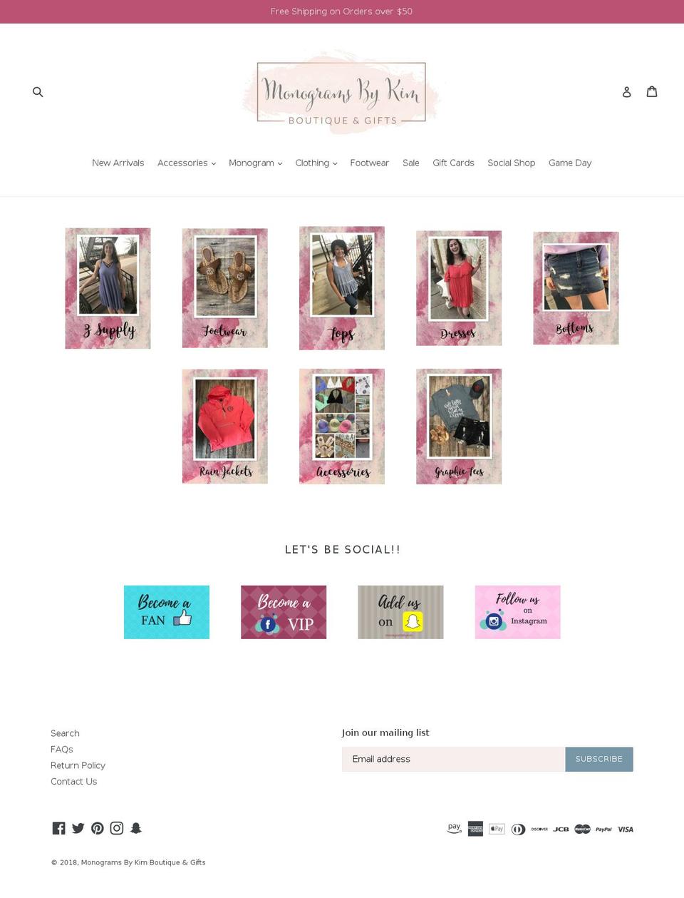 shopmbk.com shopify website screenshot