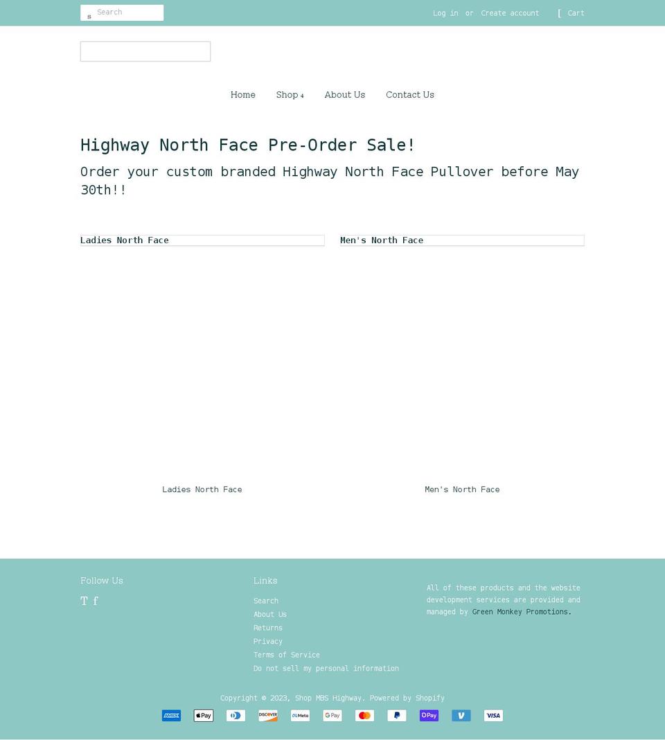 shopmbshighway.com shopify website screenshot
