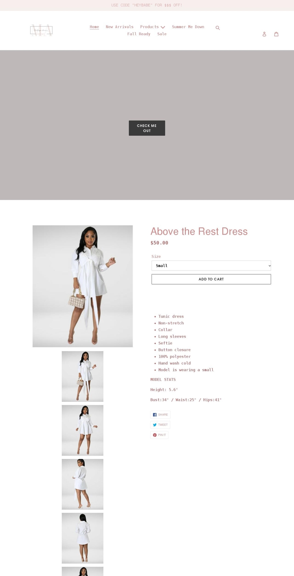 shopmdaigesarmoire.com shopify website screenshot