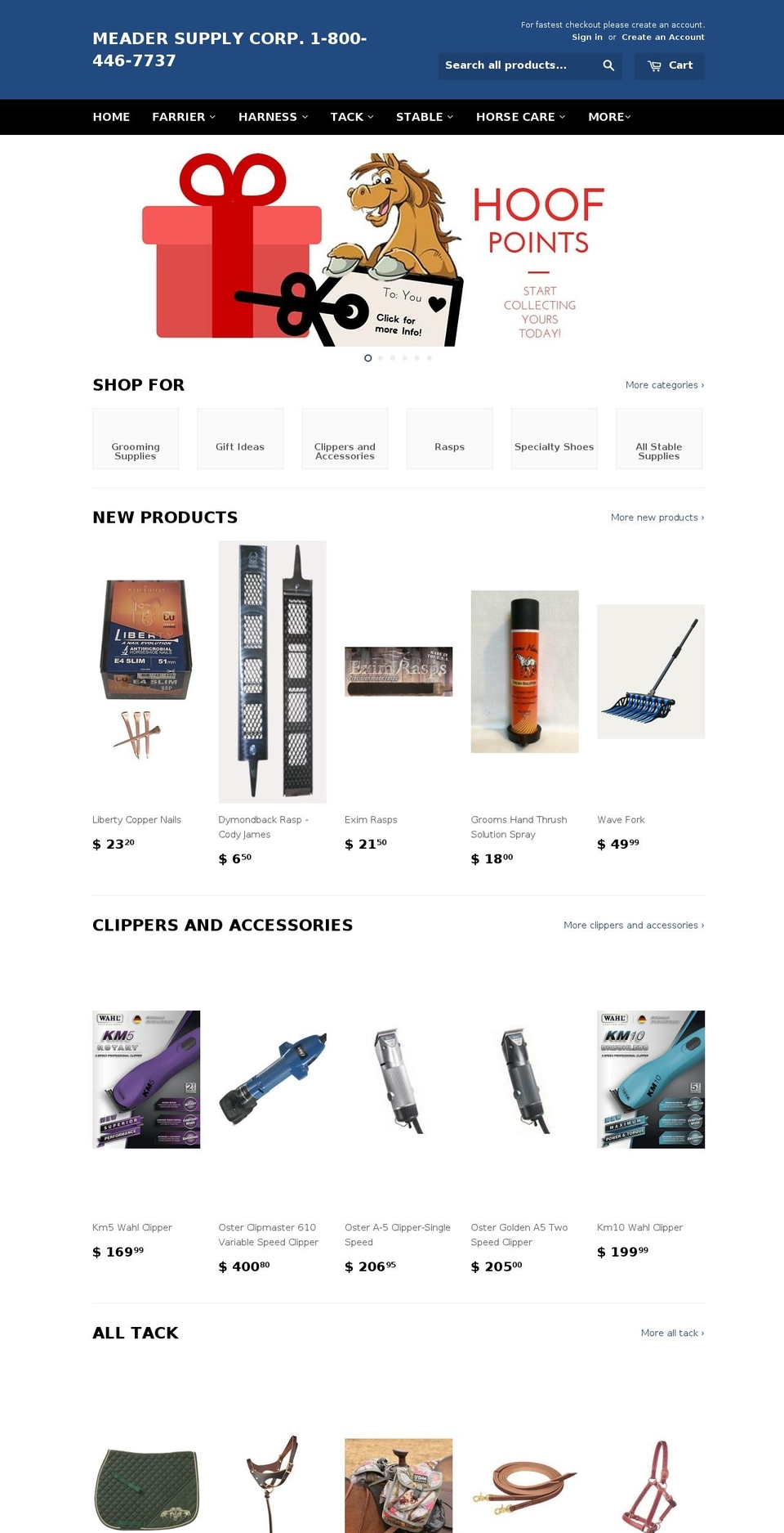 shopmeader.com shopify website screenshot