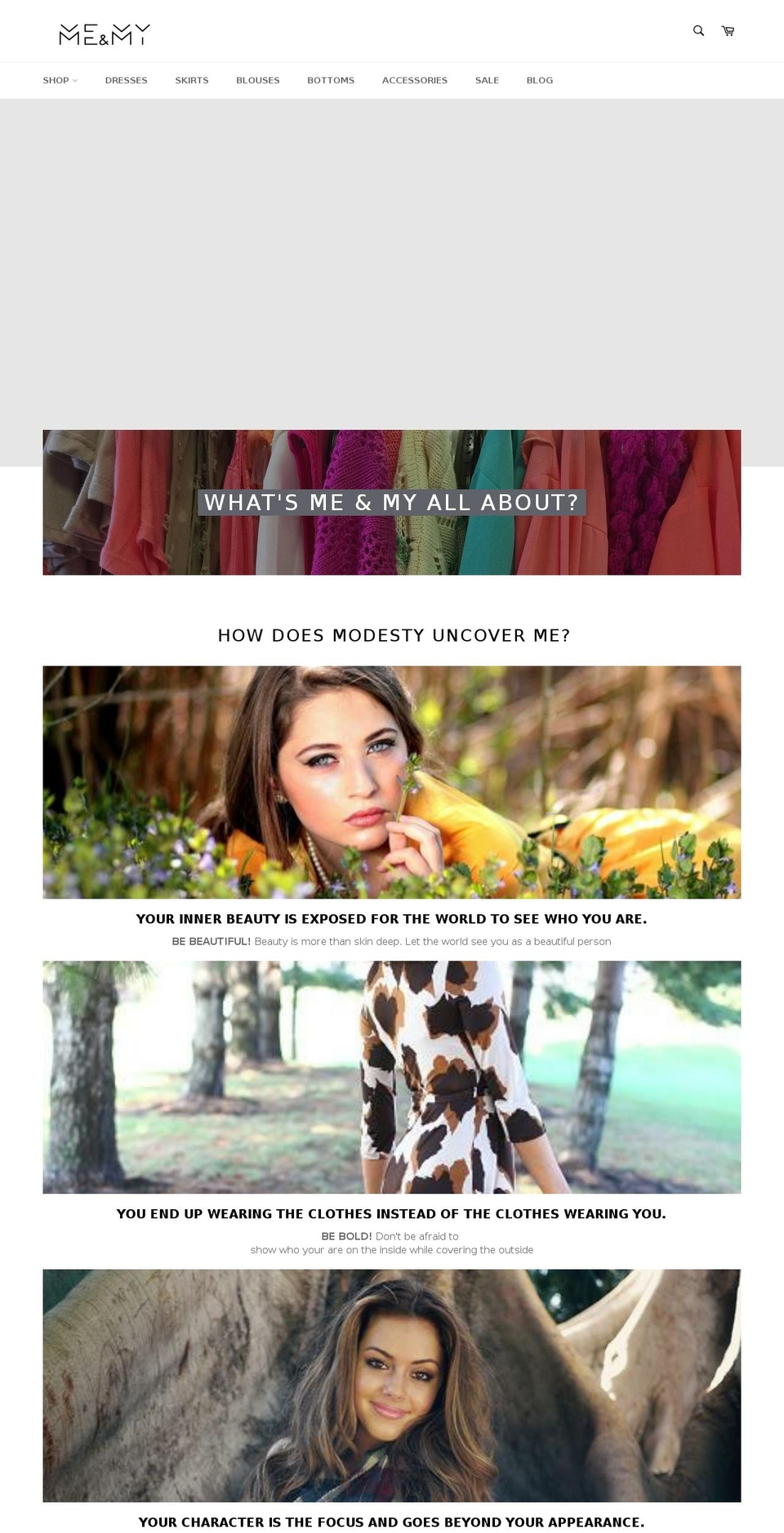 shopmeandmy.com shopify website screenshot