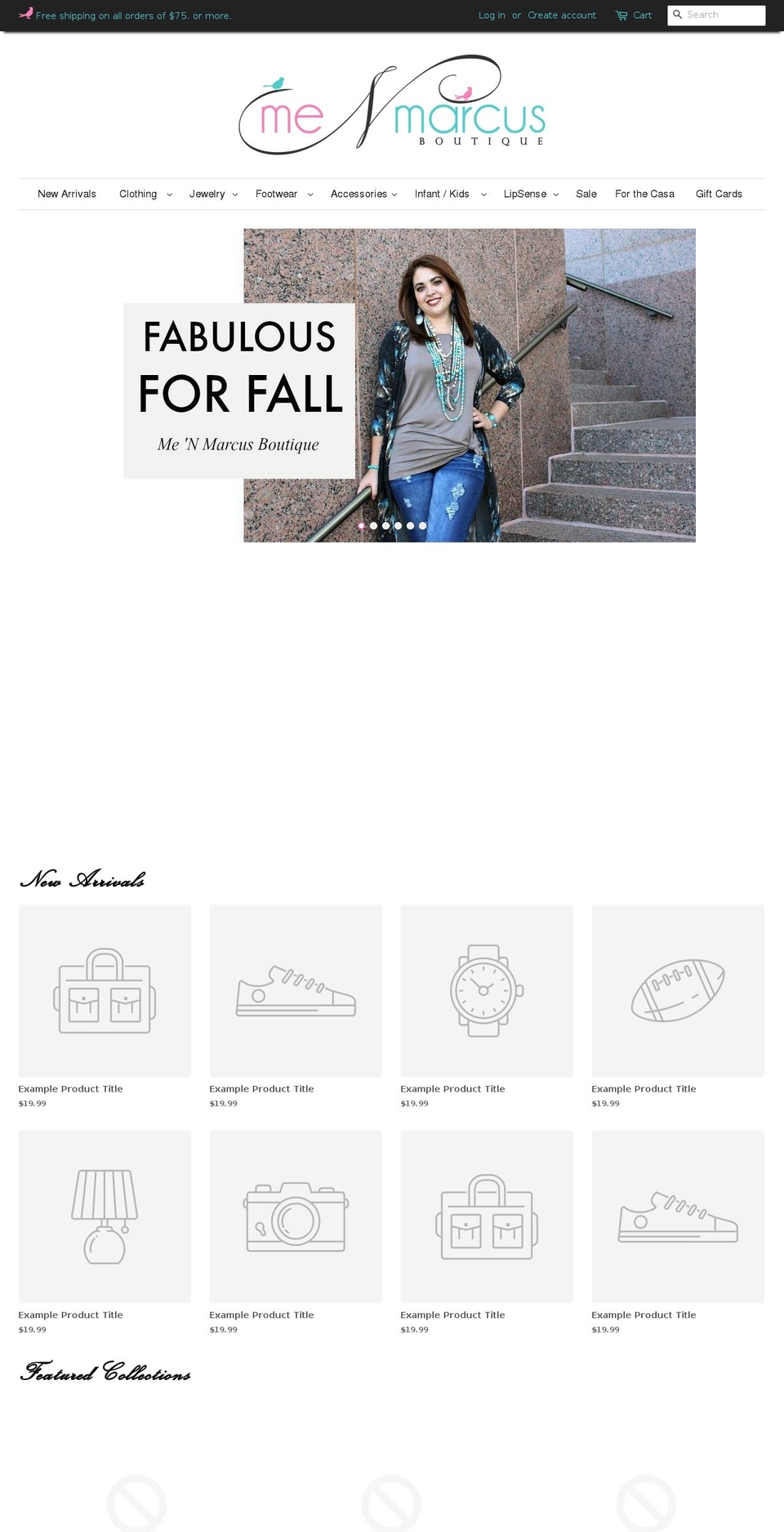 shopmenmarcus.com — Shopify storefront screenshot
