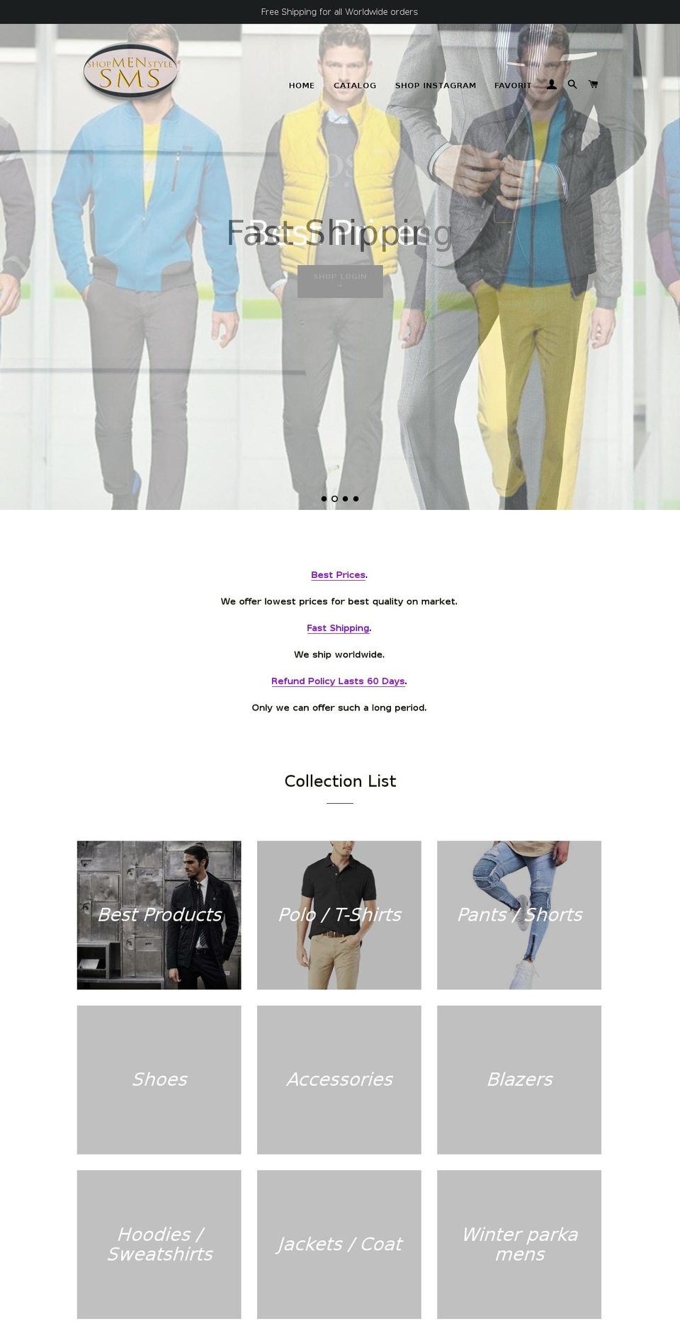 shopmenstyle.com — Shopify storefront screenshot