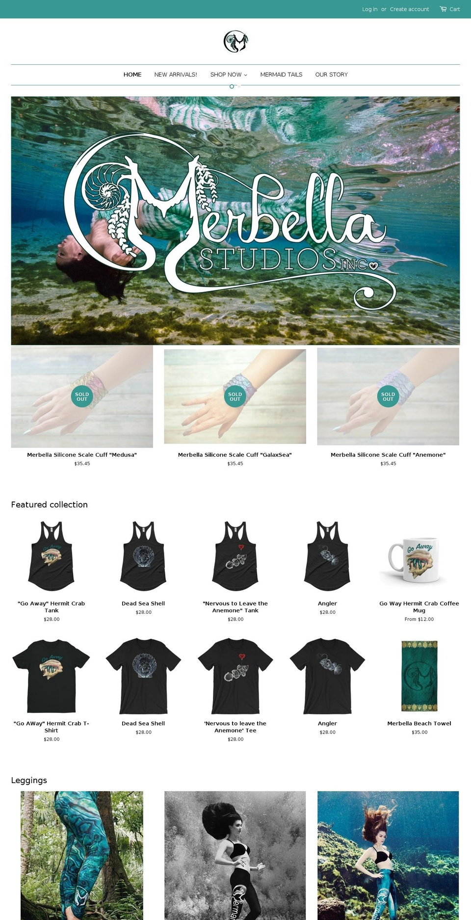 shopmerbella.com shopify website screenshot