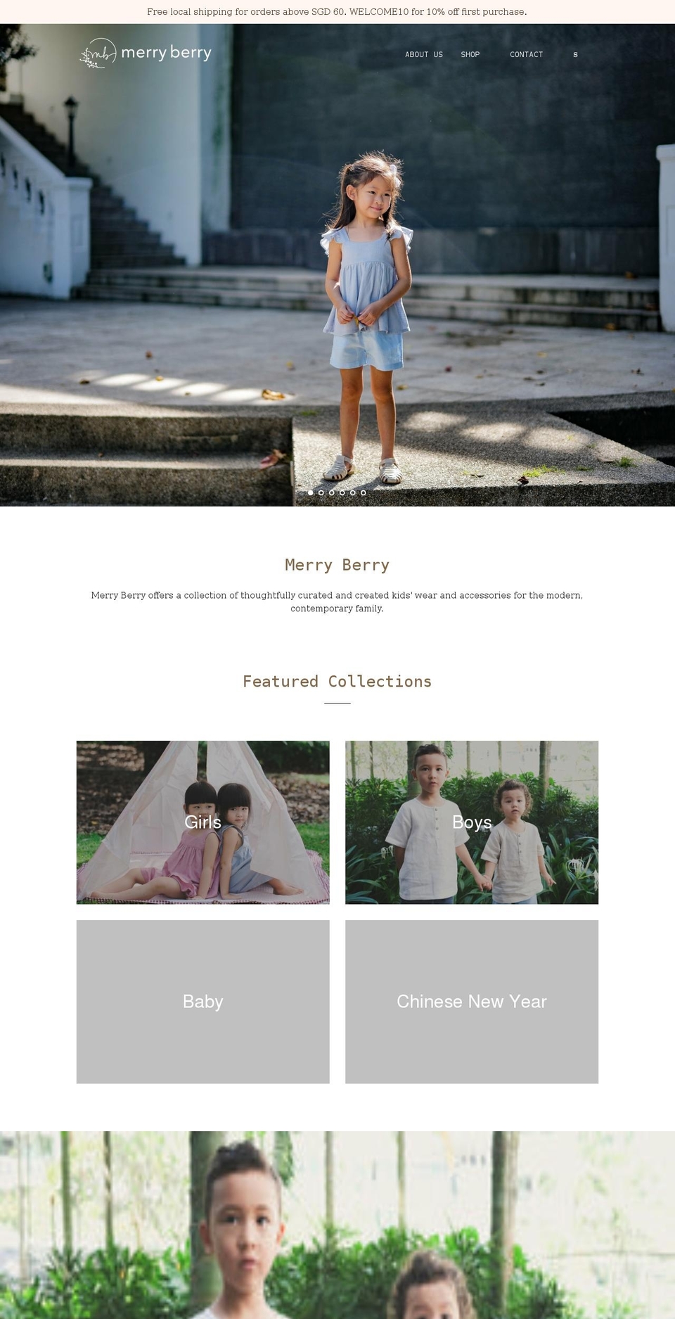 shopmerryberry.com shopify website screenshot